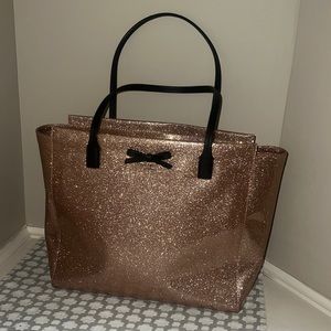 Kate Spade Large sparkly pink tote